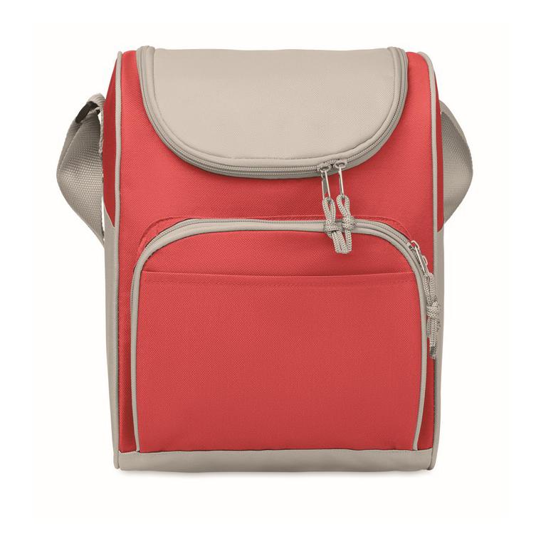 Geantă - răcitor cu buzunar ZIPPER Roșu