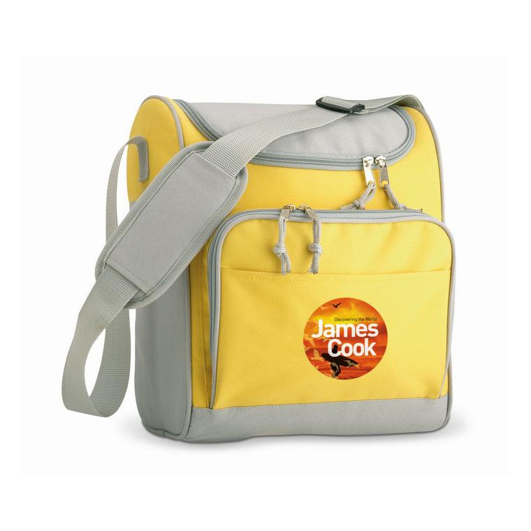 Geantă - răcitor cu buzunar ZIPPER Galben