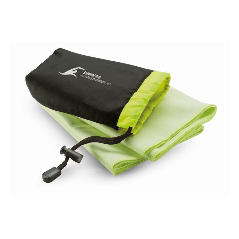 Prosop sport în husă din nylon DRYE Verde