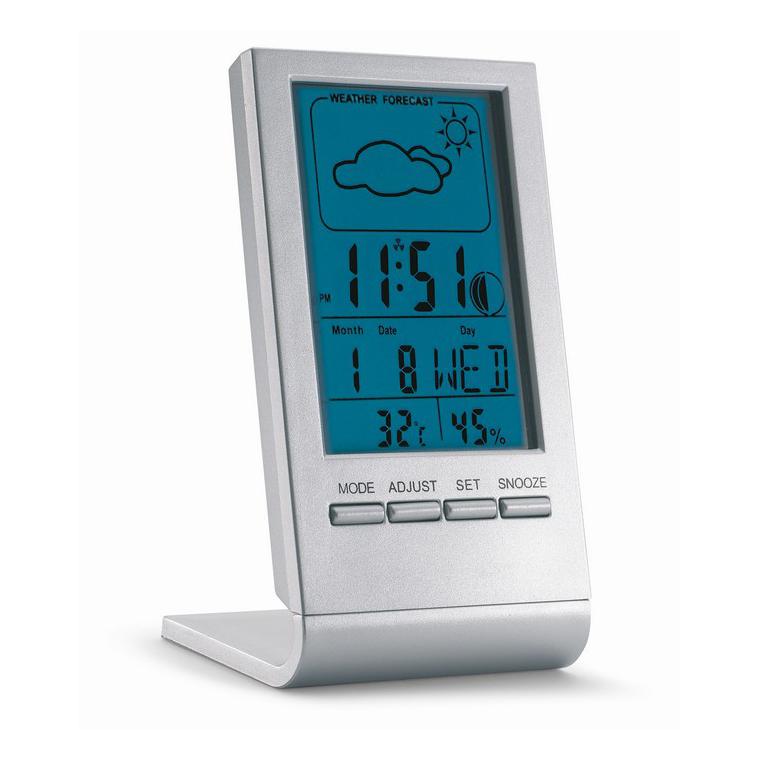 Staţie meteo cu ecran LCD SKY Argintiu