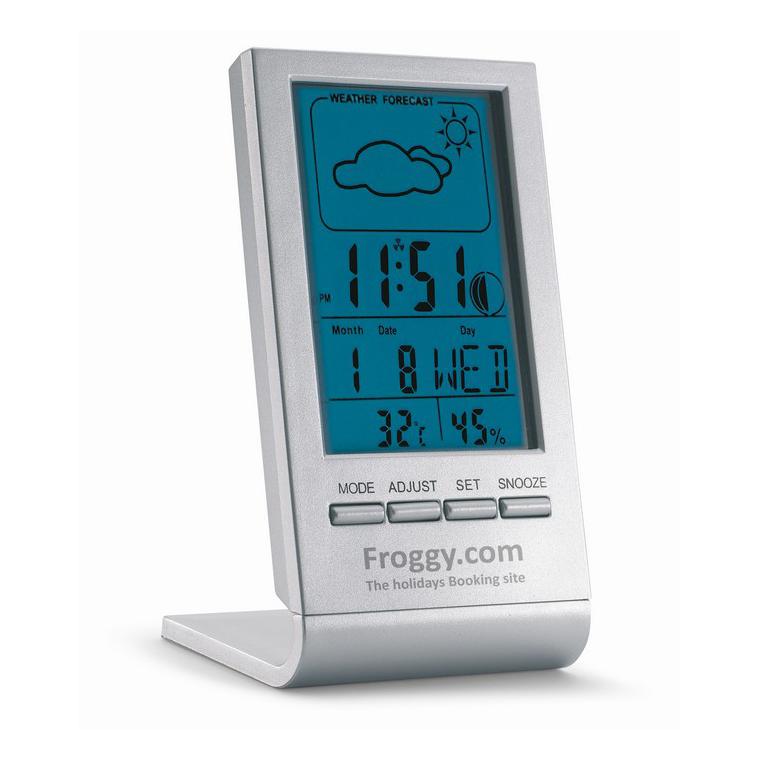 Staţie meteo cu ecran LCD SKY Argintiu