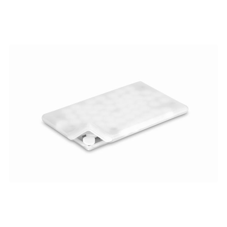 Cutie dropsuri de mentă MINTCARD Alb