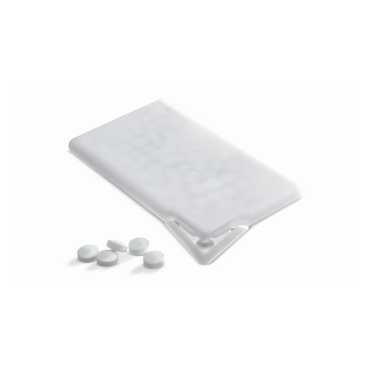 Cutie dropsuri de mentă MINTCARD Alb