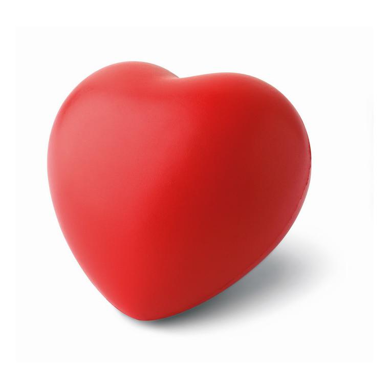 Anti-stress heart PU material LOVY Roșu