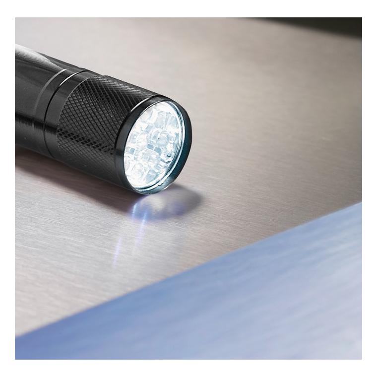 Lanternă cu LED in cutie metal LED PLUS Negru