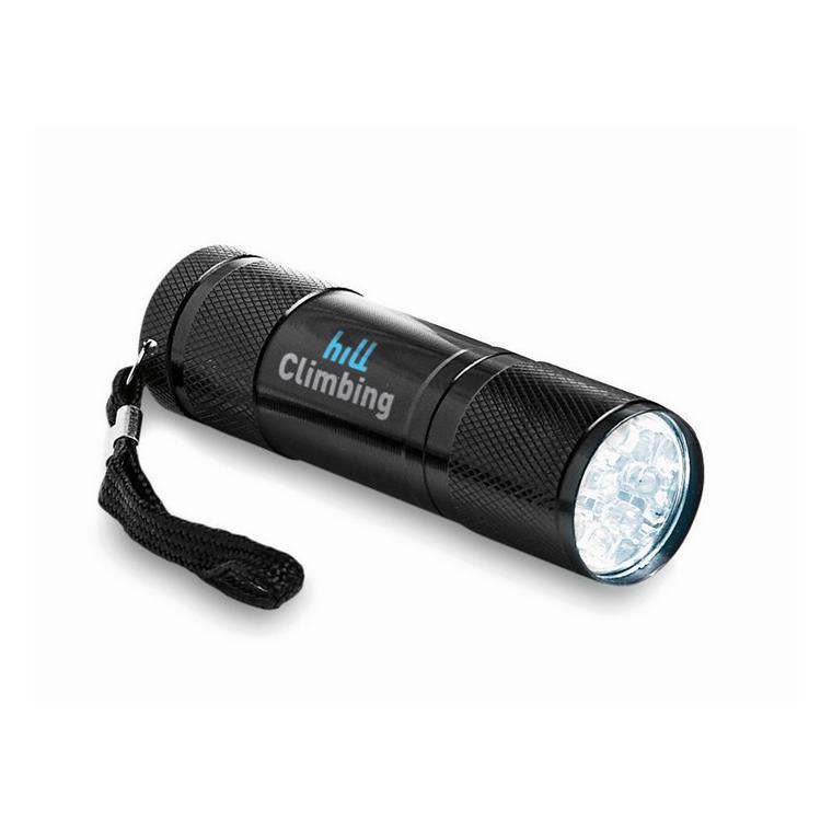 Lanternă cu LED in cutie metal LED PLUS Negru