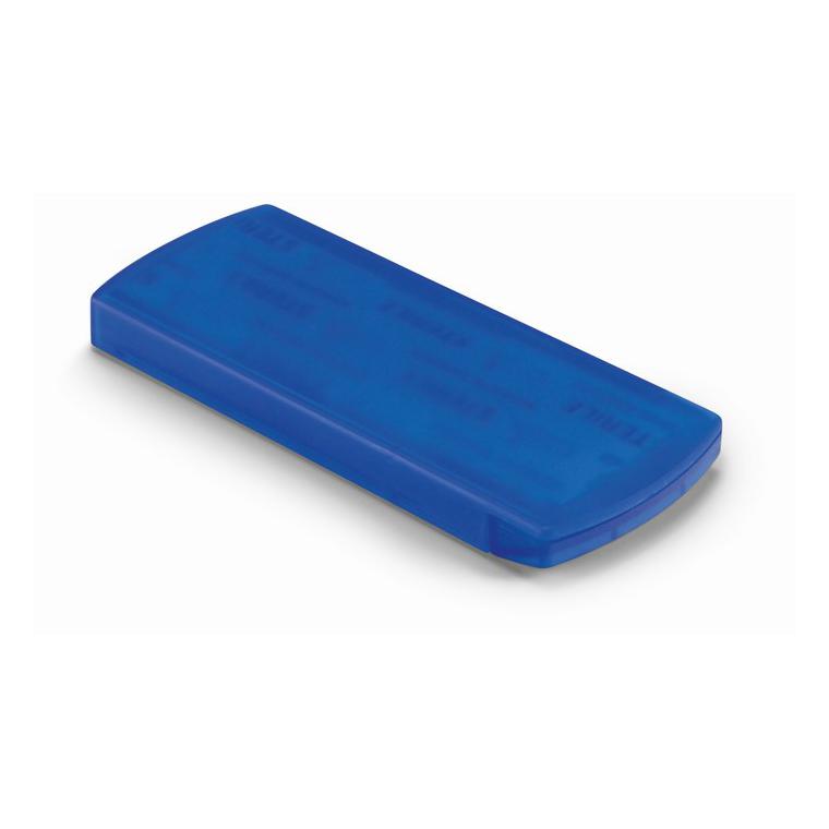 Cutie cu 5 plasturi adezivi EVAN Albastru transparent