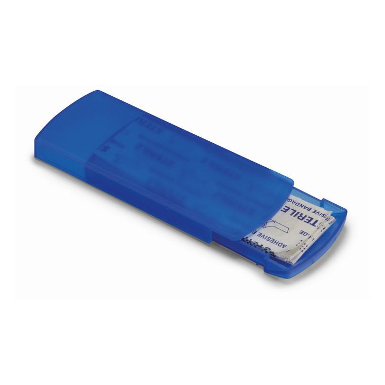 Cutie cu 5 plasturi adezivi EVAN Albastru transparent