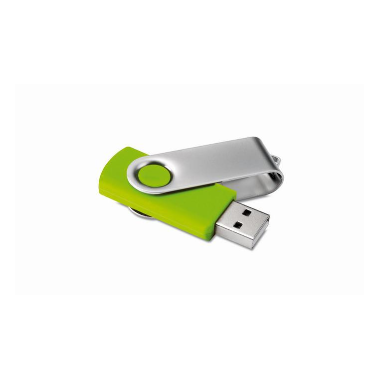 TECHMATE. USB FLASH 8GB        MO1001-48 TECHMATE PENDRIVE Lime