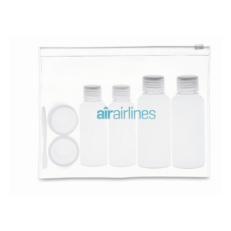 Bagaj cabină cu 6 sticle AIRPRO Transparent