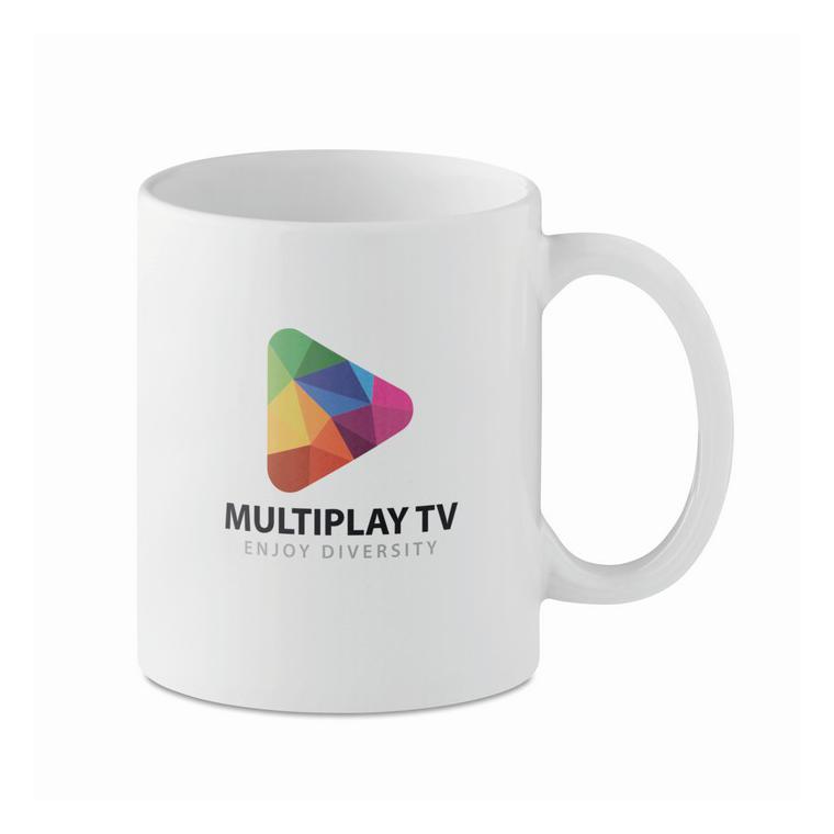 Cană cilindrică 300 ml DUBLIN Alb