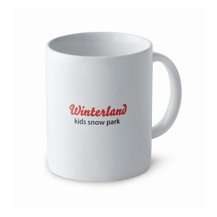 Cană cilindrică 300 ml DUBLIN Alb