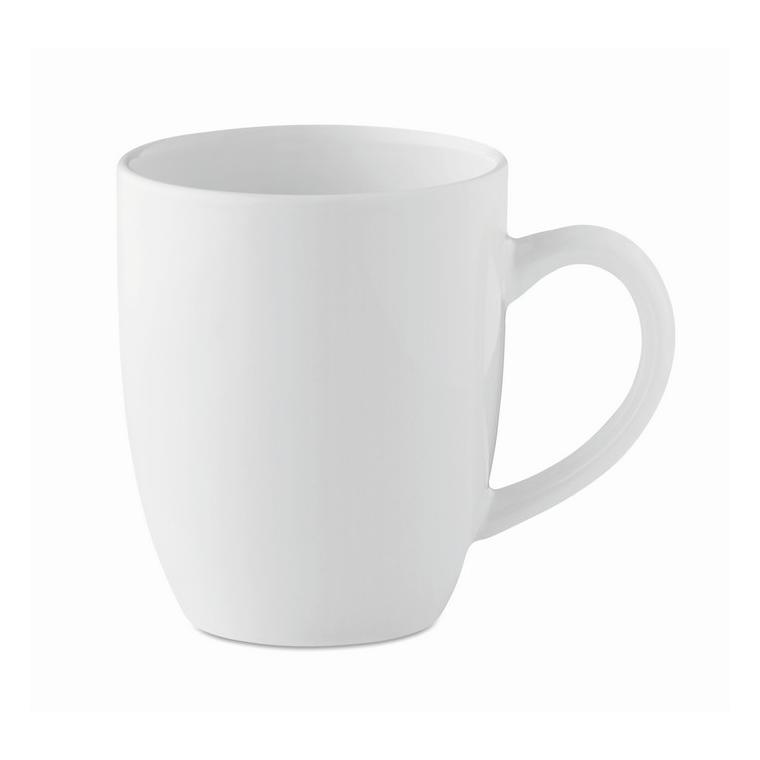 Cană modernă din ceramică TRENT Alb