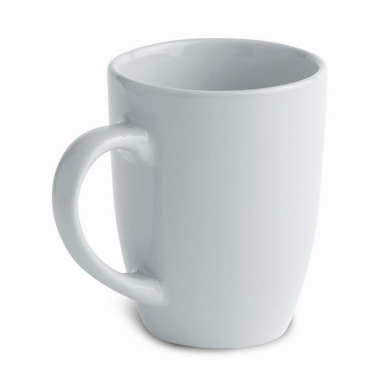 Cană modernă din ceramică TRENT Alb