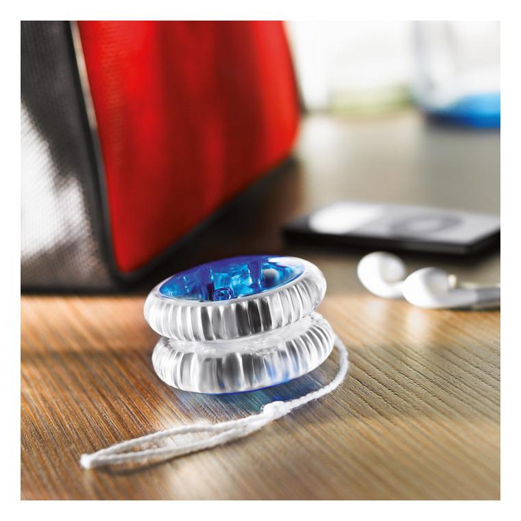 Yoyo cu lumină roşie FLASHYO Albastru