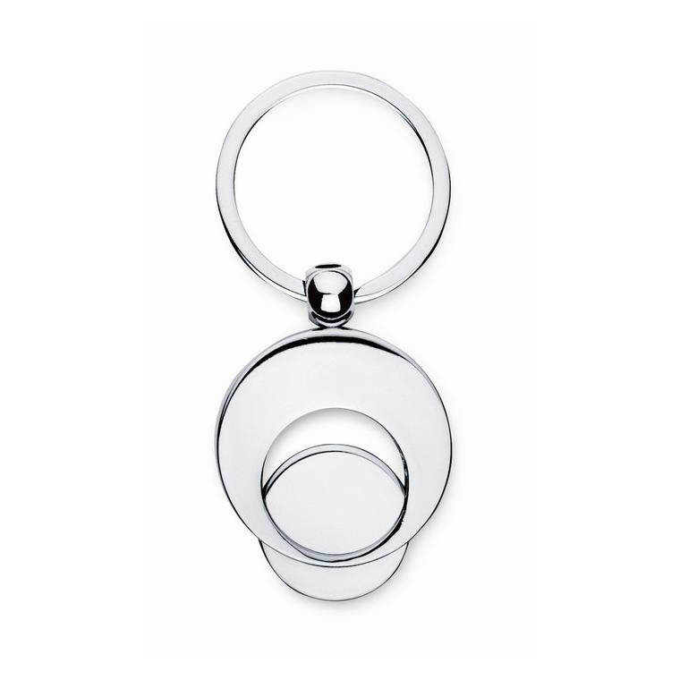 Breloc metalic EURING Argintiu lucios