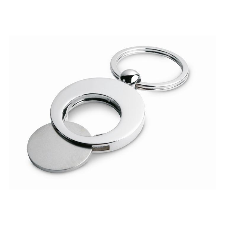 Breloc metalic EURING Argintiu lucios