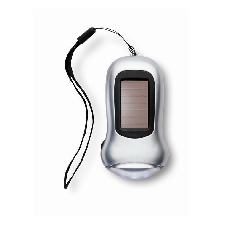 Lanternă dynam-electrică DYNASOL Argintiu mat