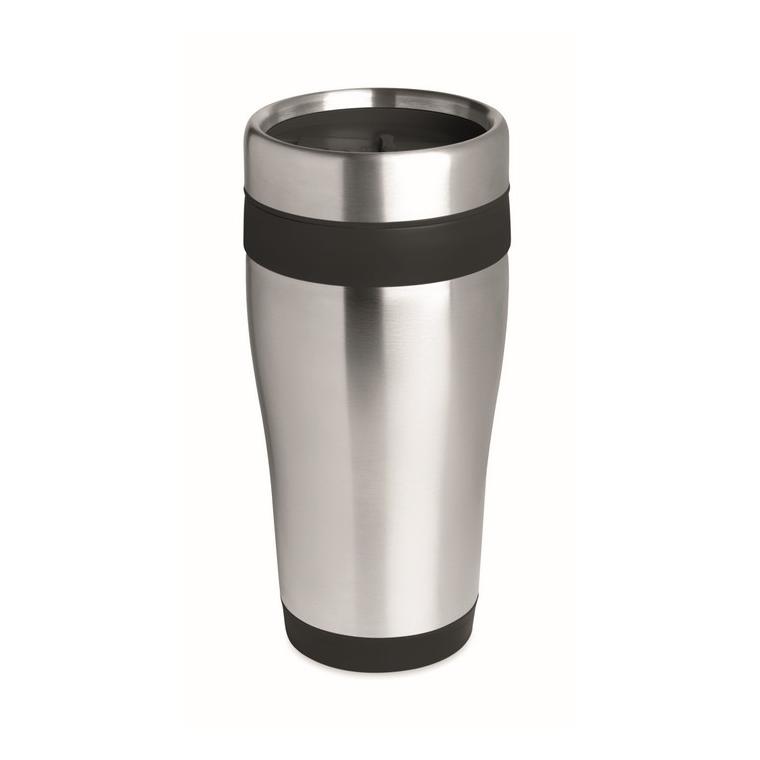 Cană din oţel inoxidabil TRAM Negru