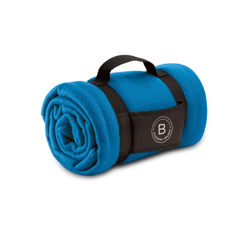 Pătură din polar STAVENGER Albastru regal