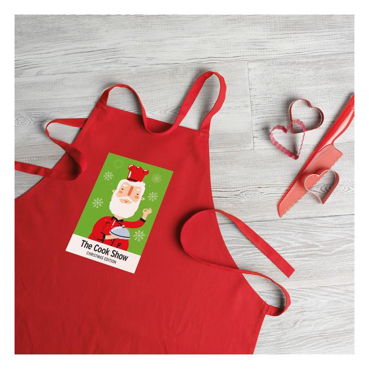 Şorţ bucătărie bumbac KITAB Roșu