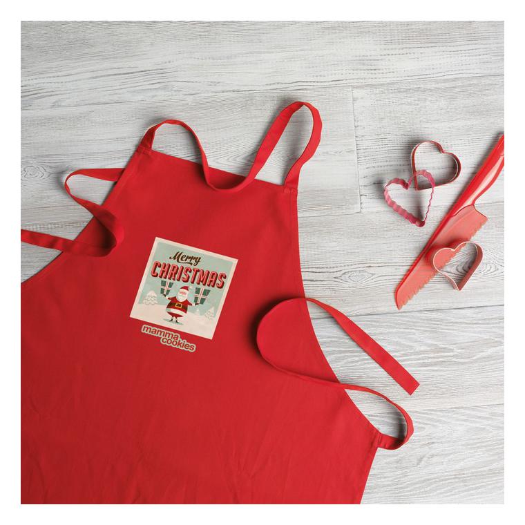 Şorţ bucătărie bumbac KITAB Roșu