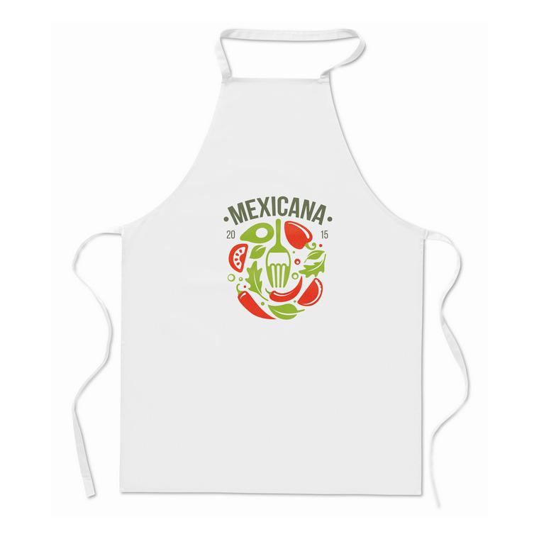 Şorţ bucătărie bumbac KITAB Alb