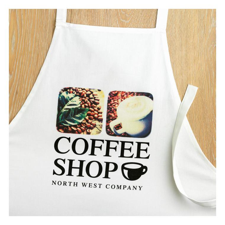 Şorţ bucătărie bumbac KITAB Alb