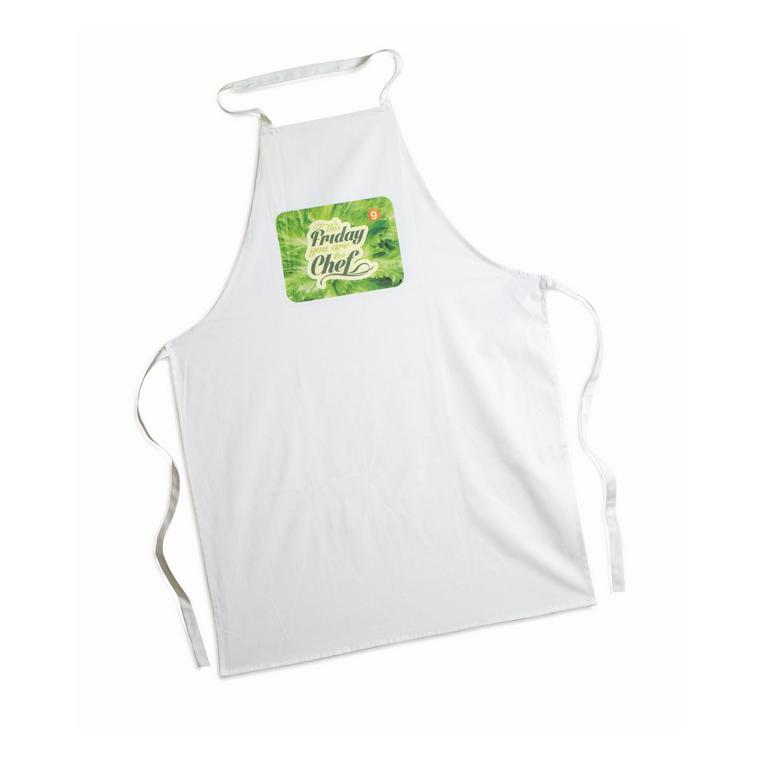 Şorţ bucătărie bumbac KITAB Alb