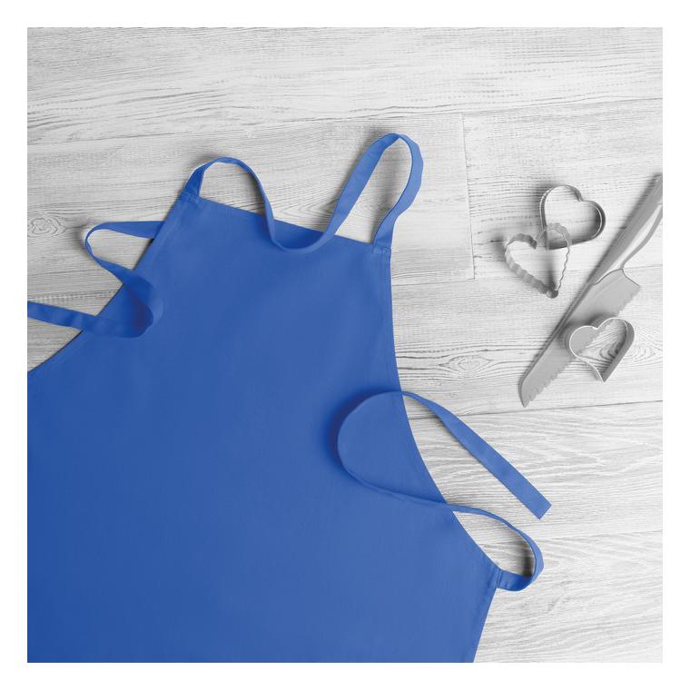 Şorţ bucătărie bumbac KITAB Albastru regal