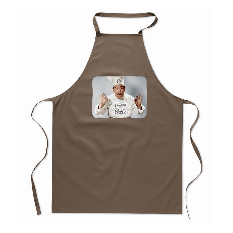 Şorţ bucătărie bumbac KITAB Bej închis