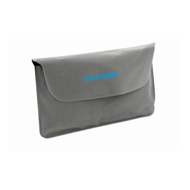 Set pernă, ochelari de noapte TRAVELPLUS Gri