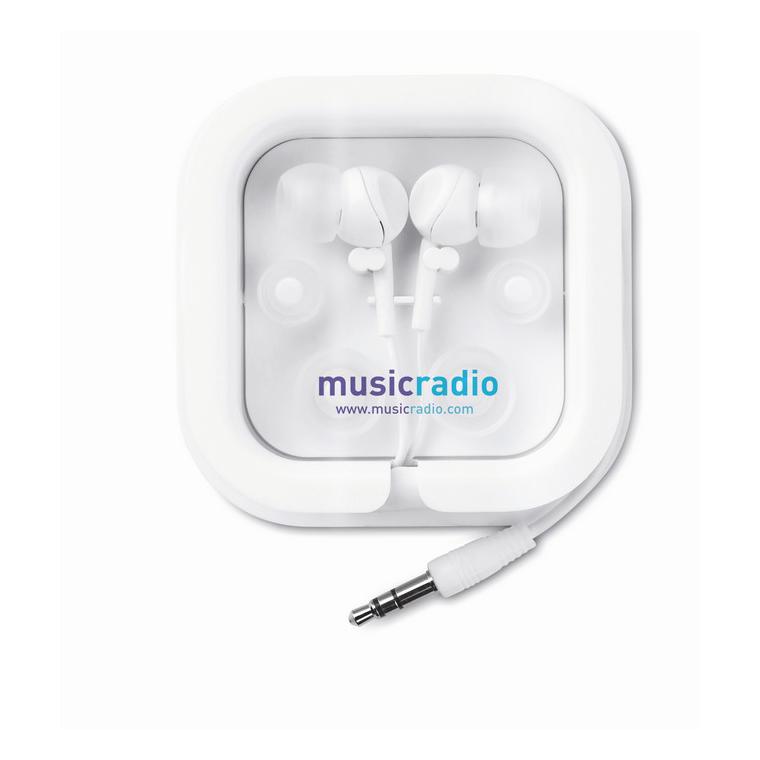 Căşti cu silicon MUSISOFT Alb