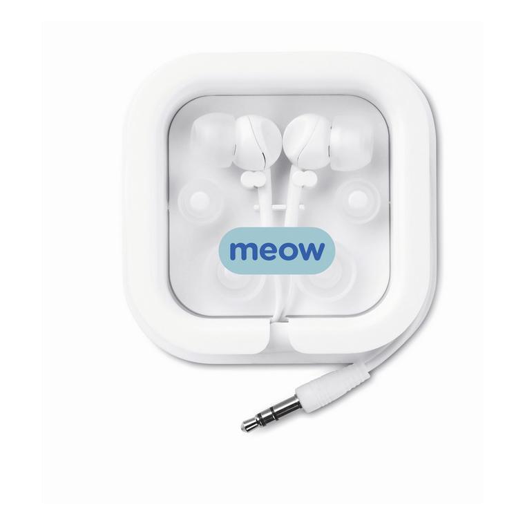 Căşti cu silicon MUSISOFT Alb