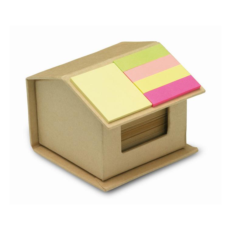 Notițe reciclate colorate RECYCLOPAD Bej