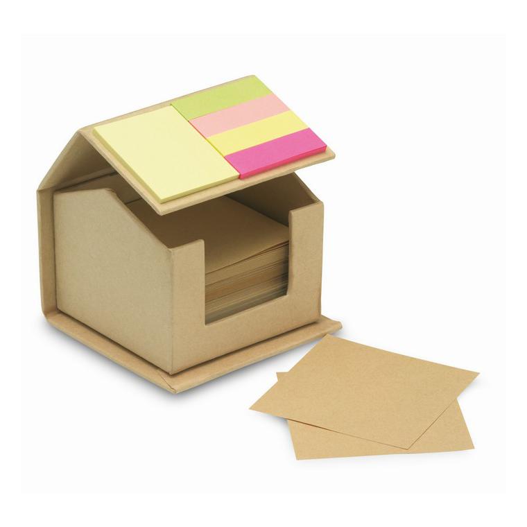 Notițe reciclate colorate RECYCLOPAD Bej