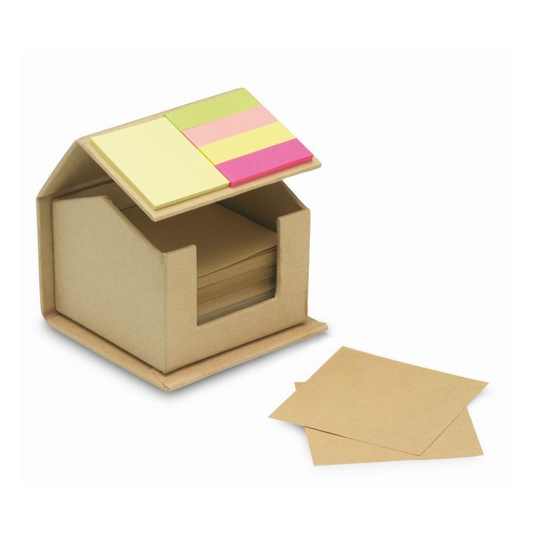 Notițe reciclate colorate RECYCLOPAD Bej