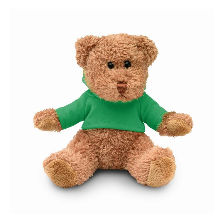 Ursuleț din pluș cu tricou JOHNNY Verde