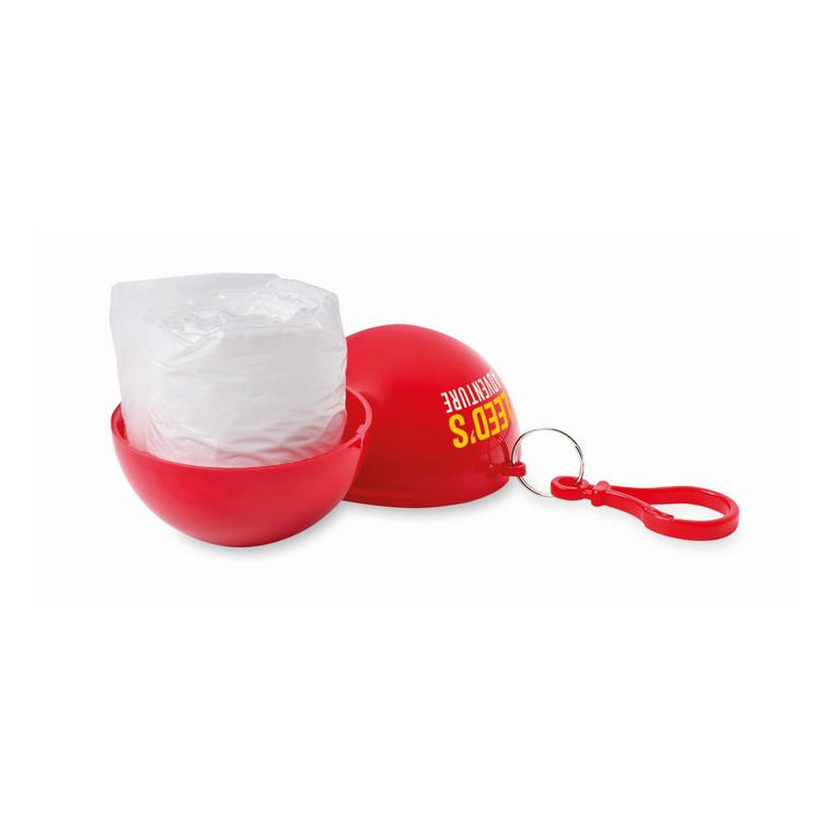 Pelerină ploaie în suport NIMBUS Roșu