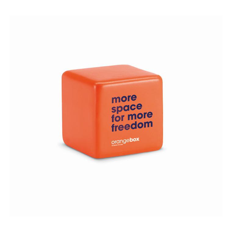 Pătrat antistress SQUARAX Portocaliu