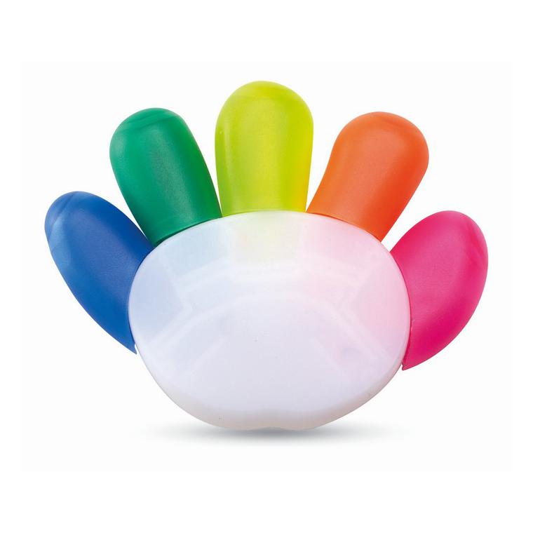 Evidențiator în 5 culori COLORE Multicolor