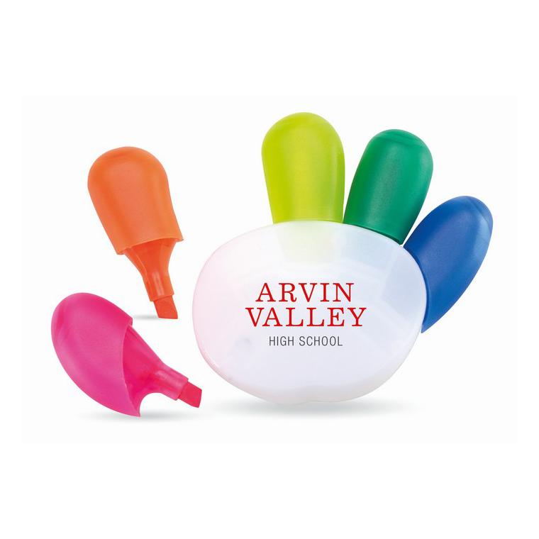 Evidențiator în 5 culori COLORE Multicolor