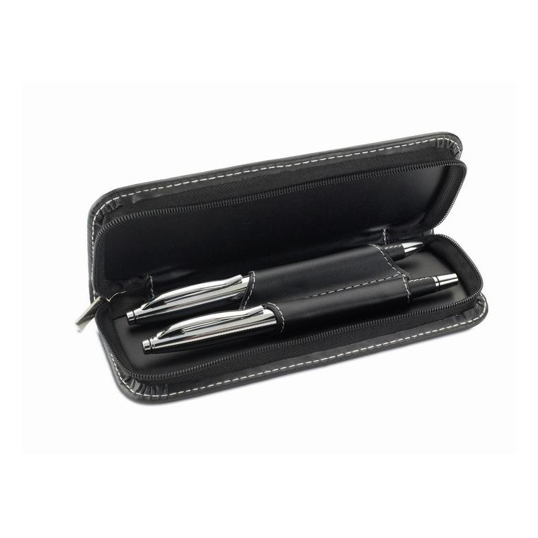 Set roller și pix BALTIMORE Negru