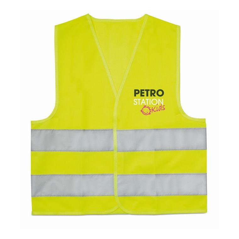 Vestă reflectorizantă copii MINI VISIBLE Galben