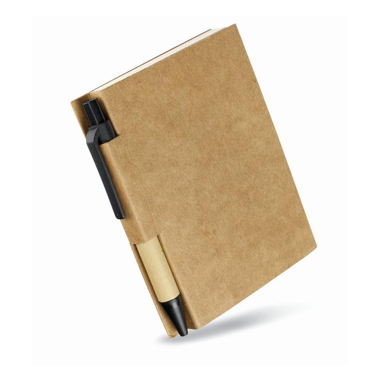 Bloc notițe cu mini pix CARTOPAD Negru