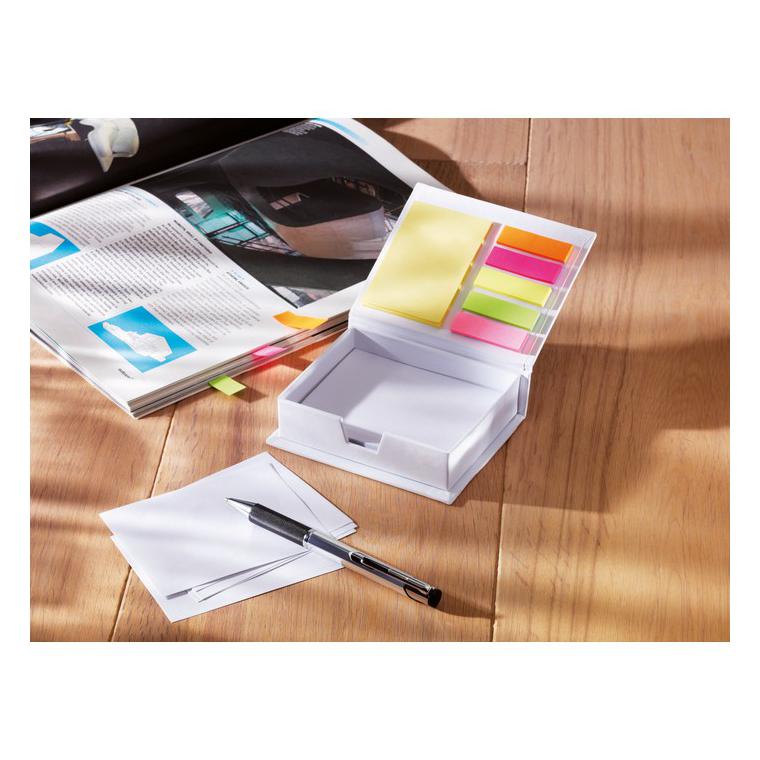 Cutie cu notițe MEMOKIT Alb
