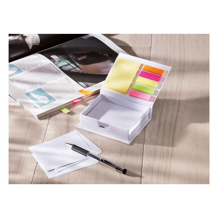 Cutie cu notițe MEMOKIT Alb