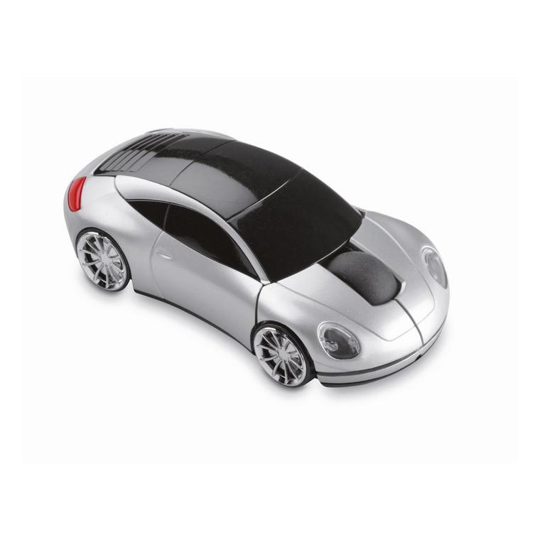 Mouse fără fir în formă mașină SPEED Argintiu mat