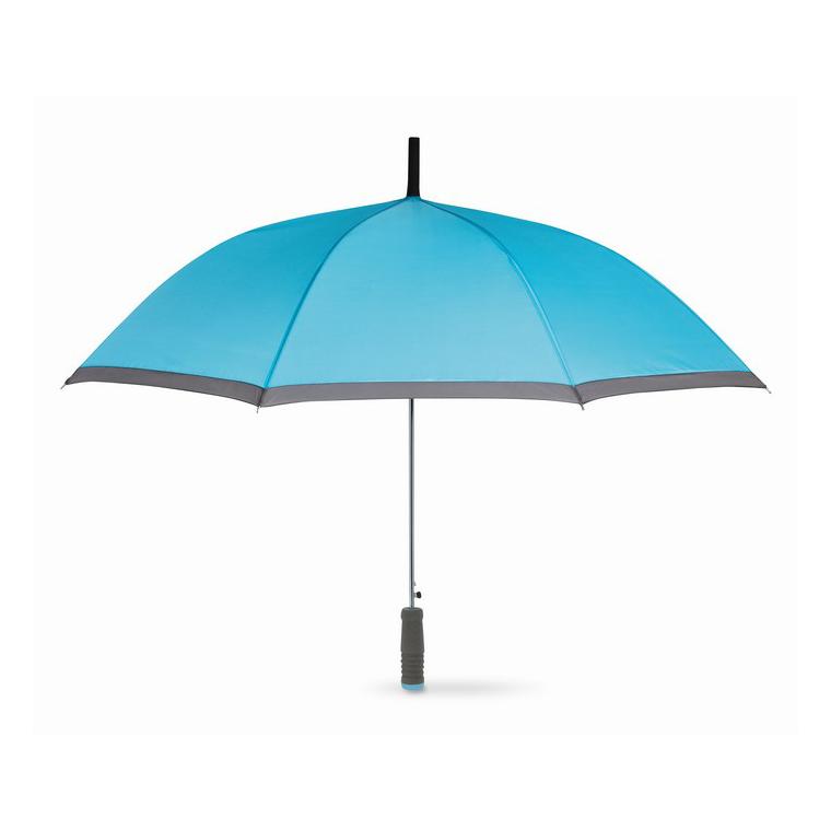 Umbrelă cu mâner din plastic CARDIFF Turquoise