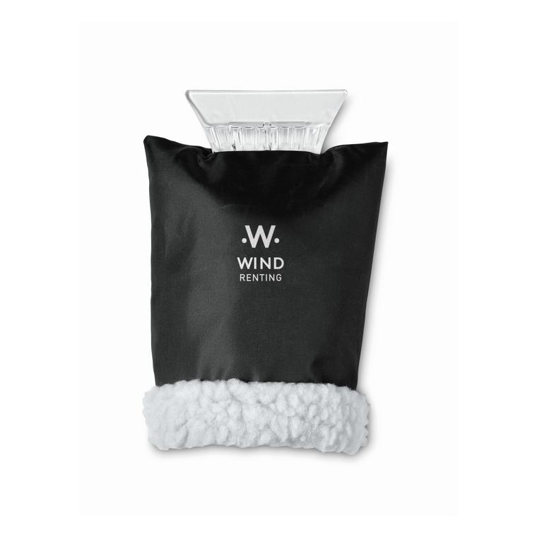 Curățitor de gheață cu mănușă WARMIX Negru